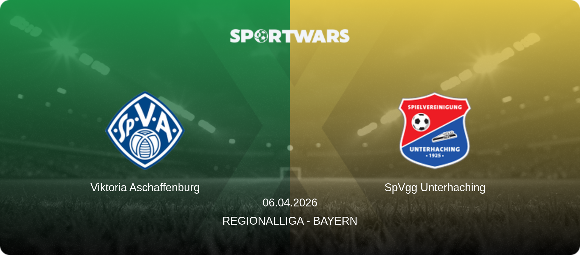 Viktoria Aschaffenburg — SpVgg Unterhaching, 06.04.2026 — Regionalliga - Bayern (match preview)