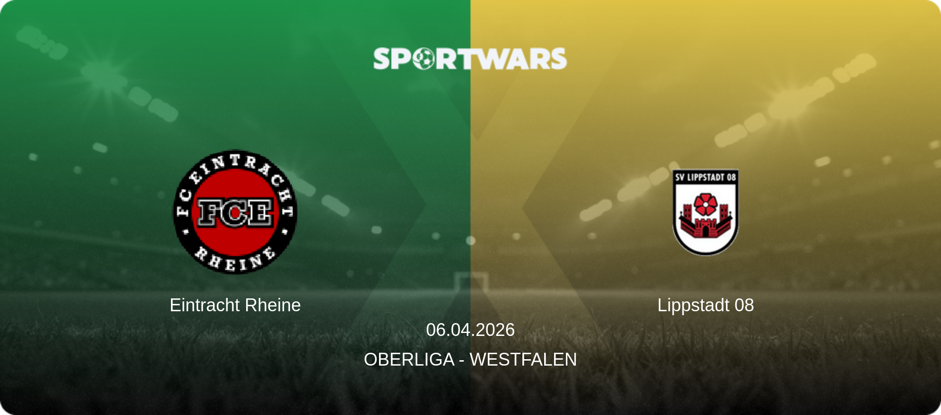 Eintracht Rheine — Lippstadt 08, 06.04.2026 — Oberliga - Westfalen (match preview)