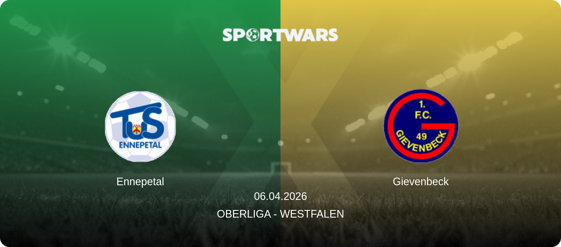 Ennepetal — Gievenbeck, 06.04.2026 — Oberliga - Westfalen (match preview)