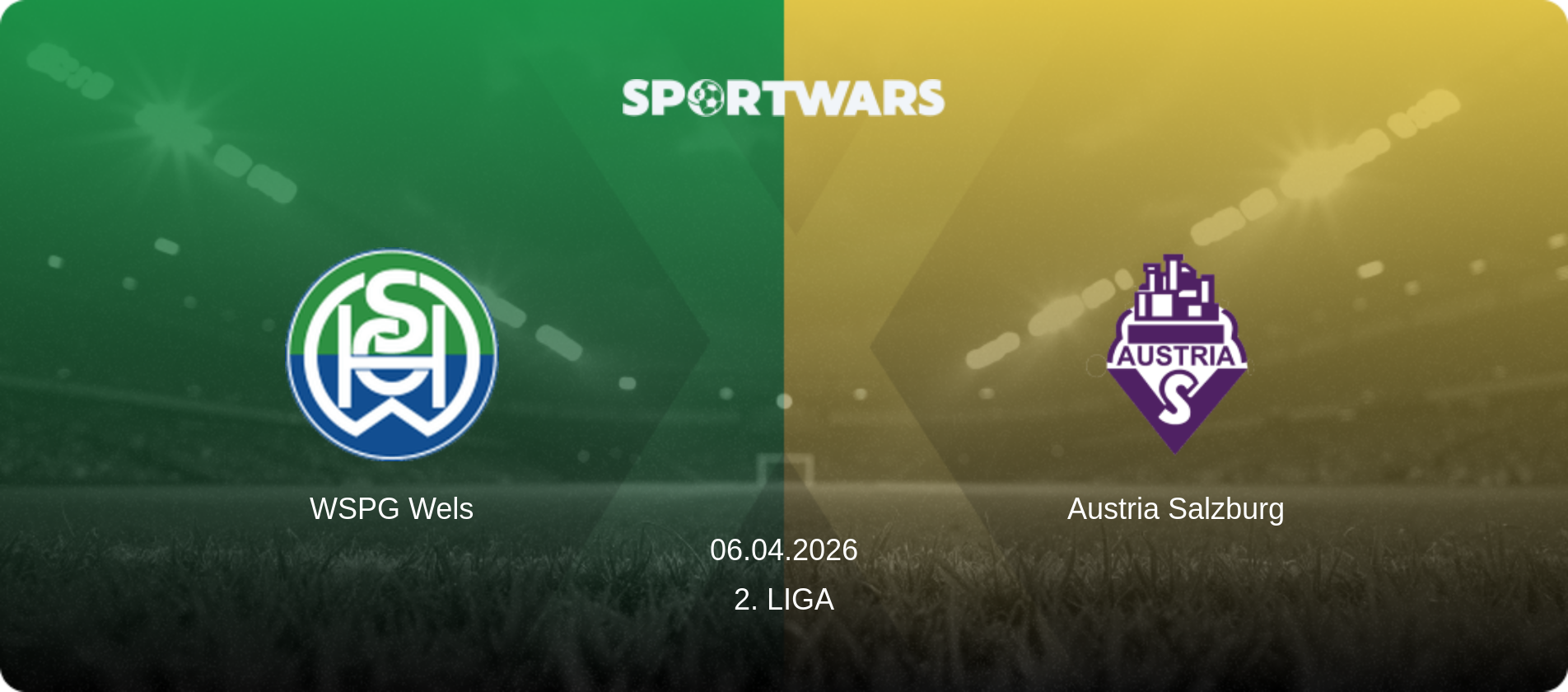 WSPG Wels — Austria Salzburg, 06.04.2026 — 2. Liga (match preview)