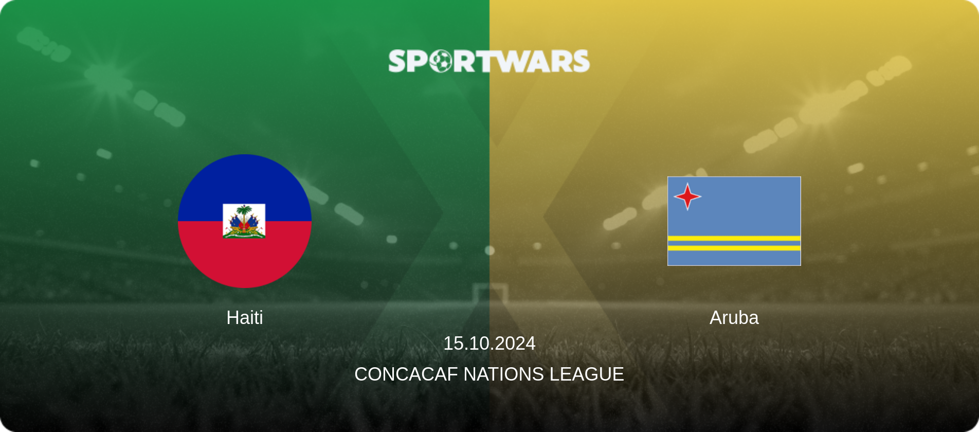 Haiti — Aruba, 15.10.2024 — CONCACAF Nations League (match preview)