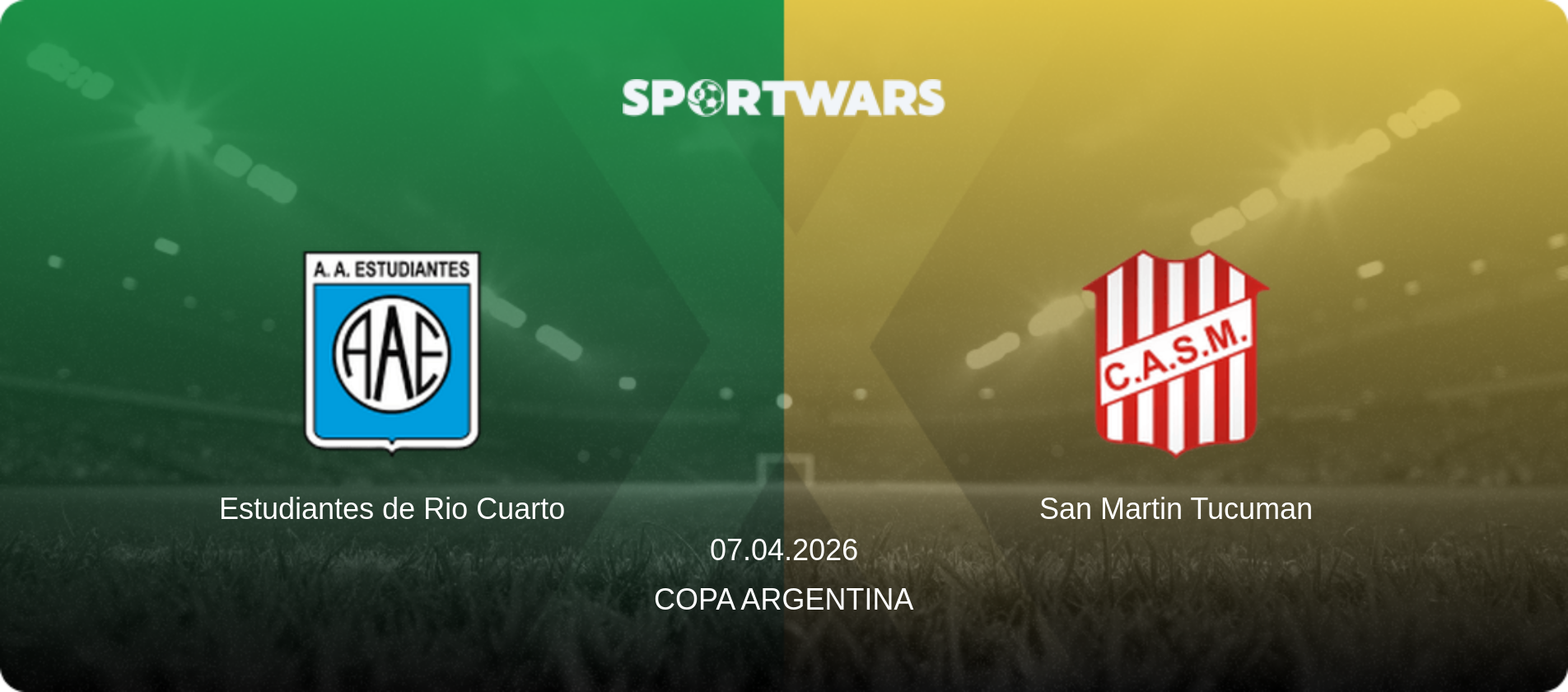Estudiantes de Rio Cuarto — San Martin Tucuman, 07.04.2026 — Copa Argentina (match preview)
