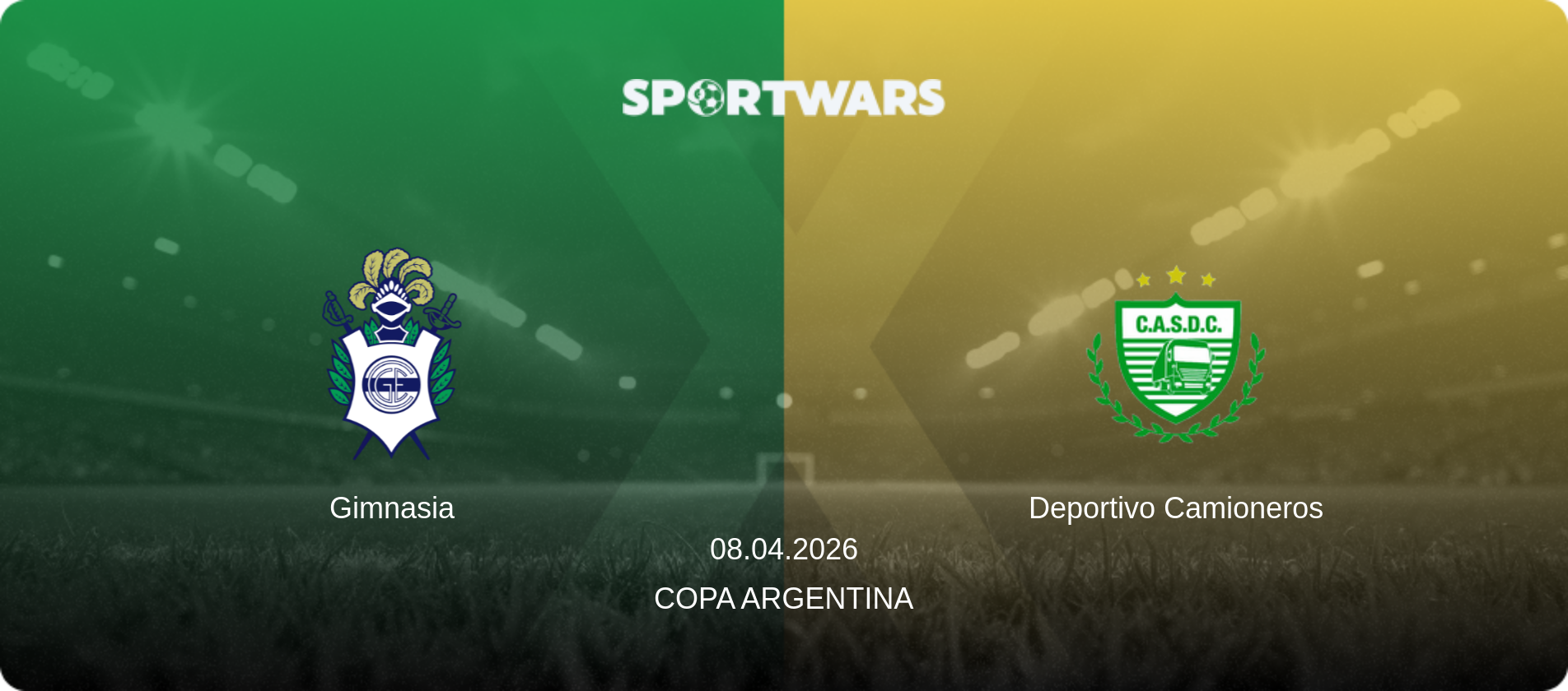 Gimnasia — Deportivo Camioneros, 08.04.2026 — Copa Argentina (match preview)