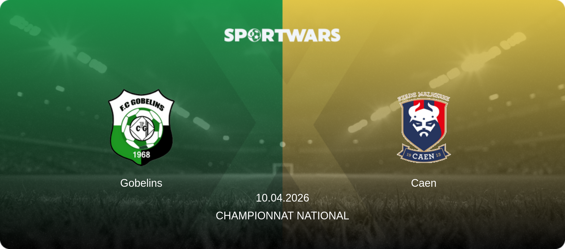 Gobelins — Caen, 10.04.2026 — Championnat National (match preview)