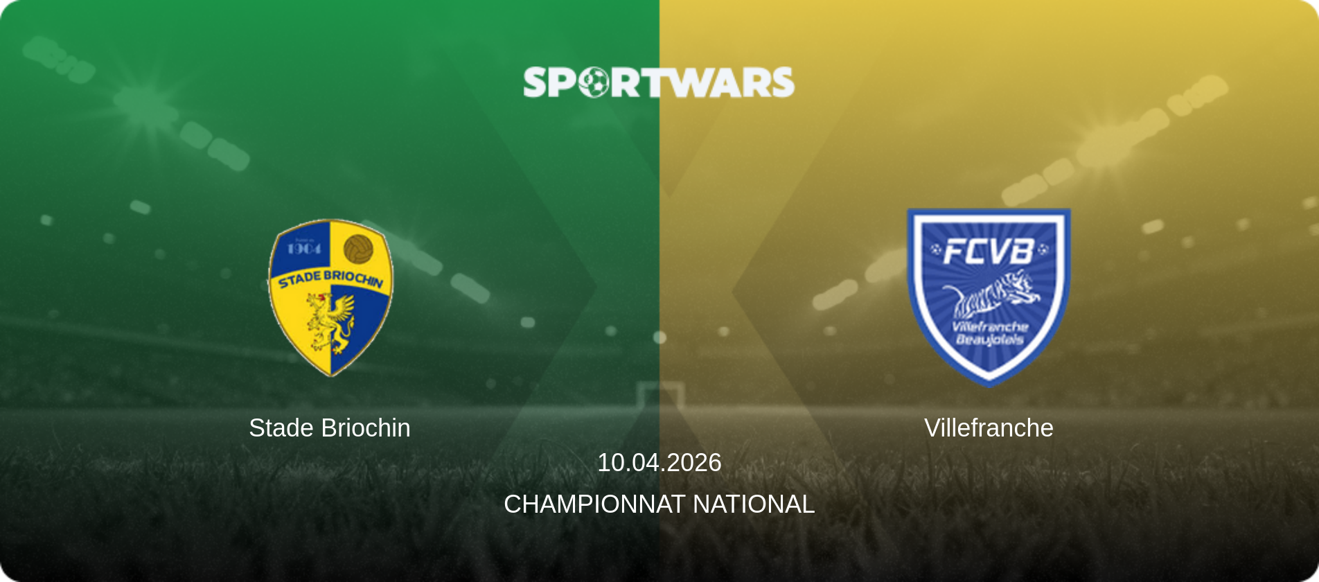 Stade Briochin — Villefranche, 10.04.2026 — Championnat National (match preview)