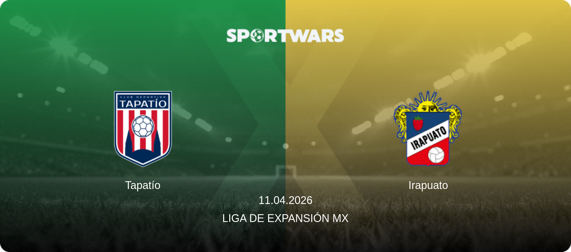 Tapatío — Irapuato, 11.04.2026 — Liga de Expansión MX (match preview)