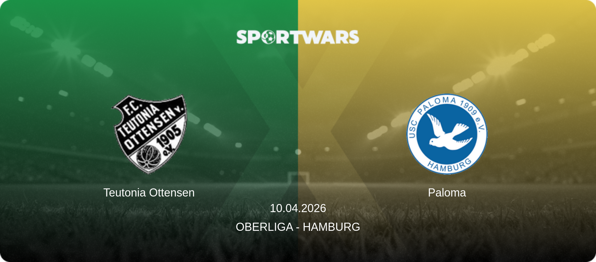 Teutonia Ottensen — Paloma, 10.04.2026 — Oberliga - Hamburg (match preview)