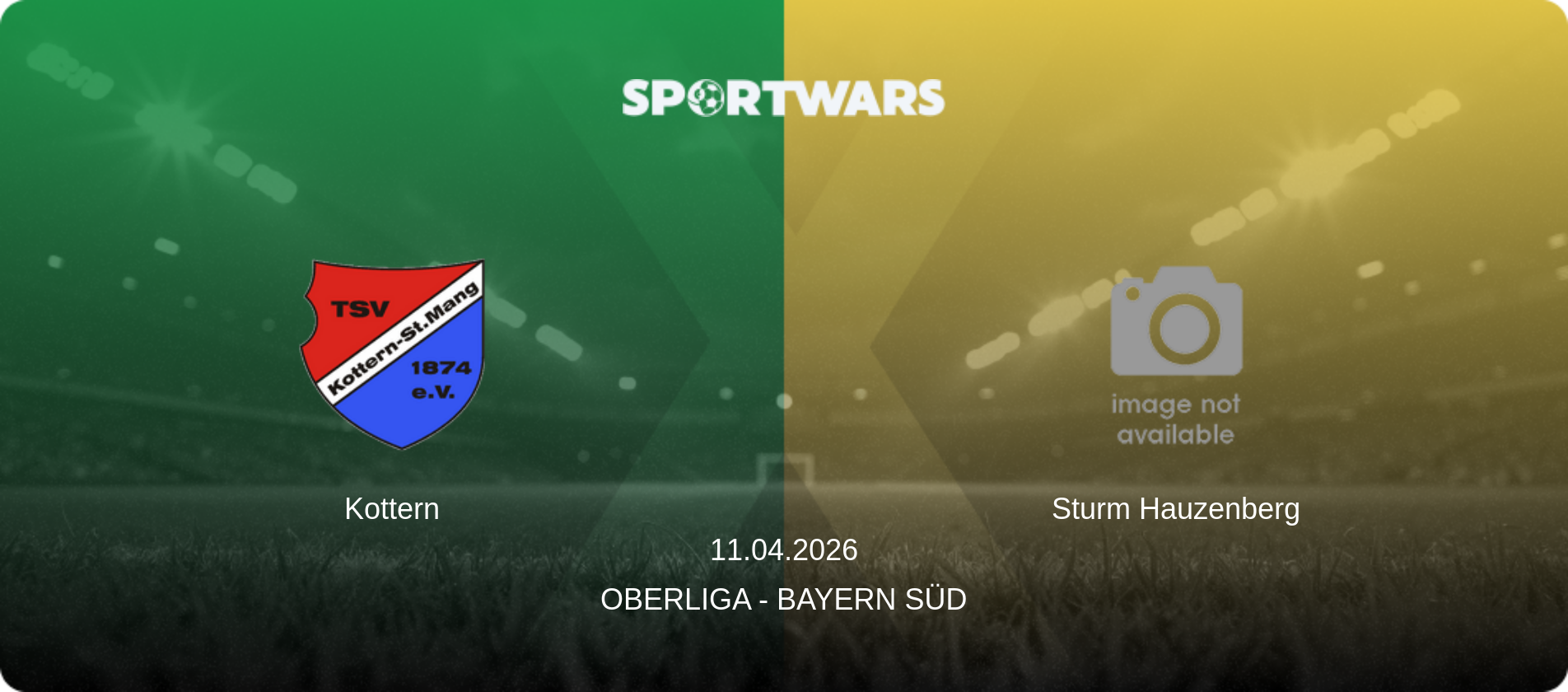 Kottern — Sturm Hauzenberg, 11.04.2026 — Oberliga - Bayern Süd (match preview)