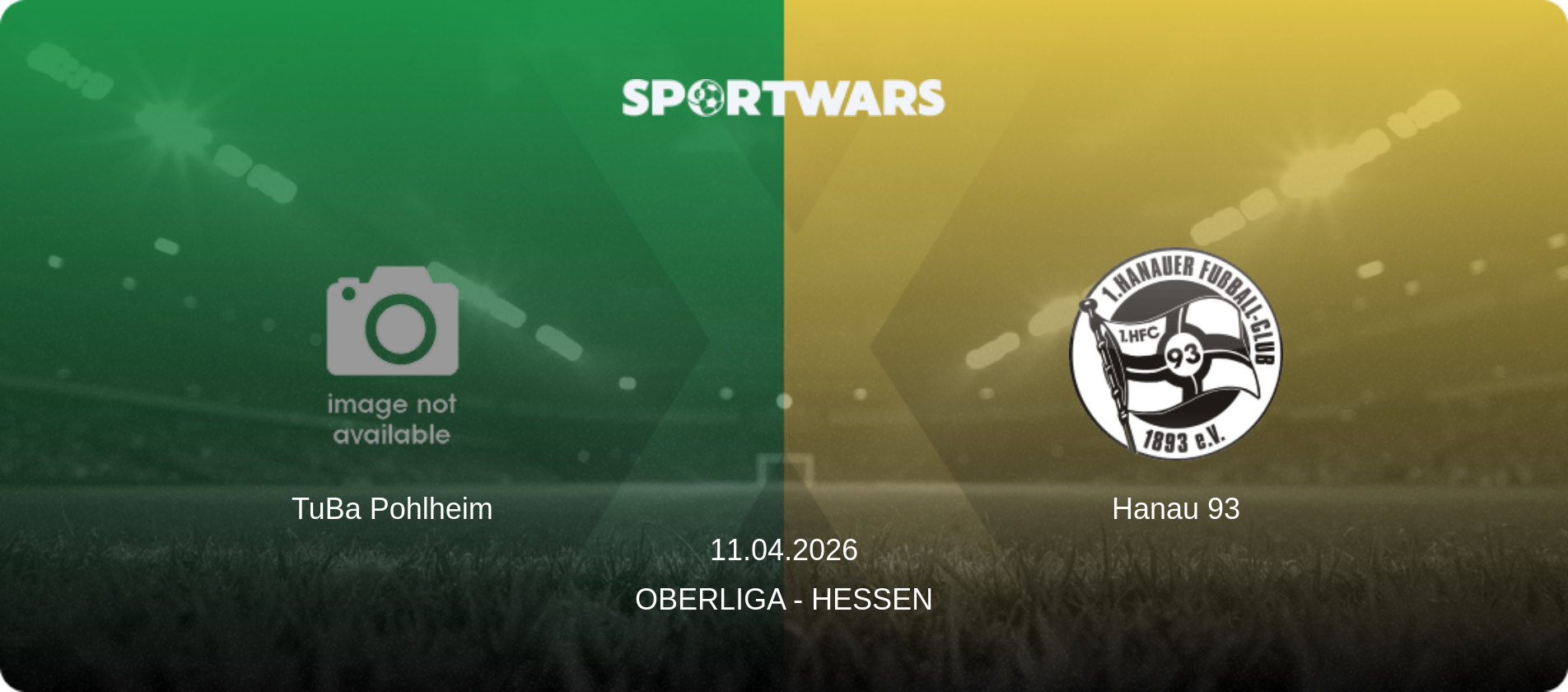 TuBa Pohlheim — Hanau 93, 11.04.2026 — Oberliga - Hessen (match preview)
