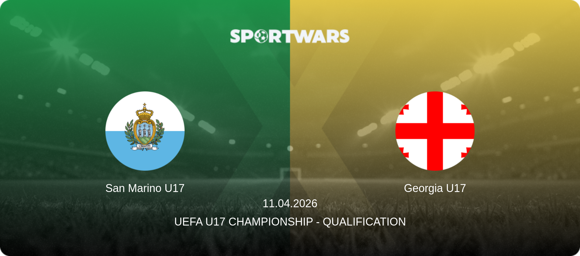 San Marino U17 — Georgia U17, 11.04.2026 — UEFA U17 Championship - Qualification (match preview)