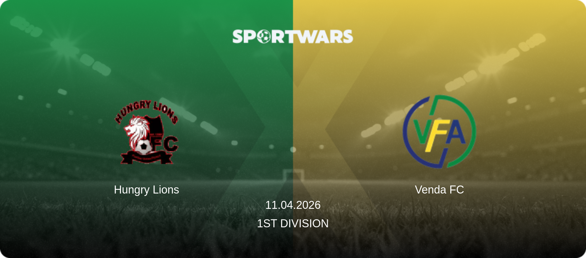 Hungry Lions — Venda FC, 11.04.2026 — 1st Division (match preview)