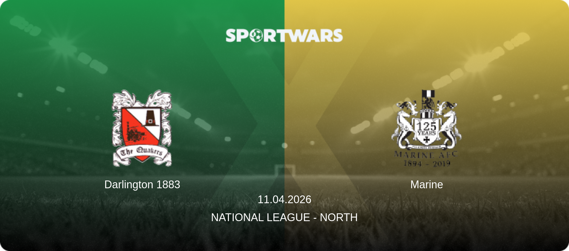 Darlington 1883 — Marine, 11.04.2026 — National League - North (match preview)