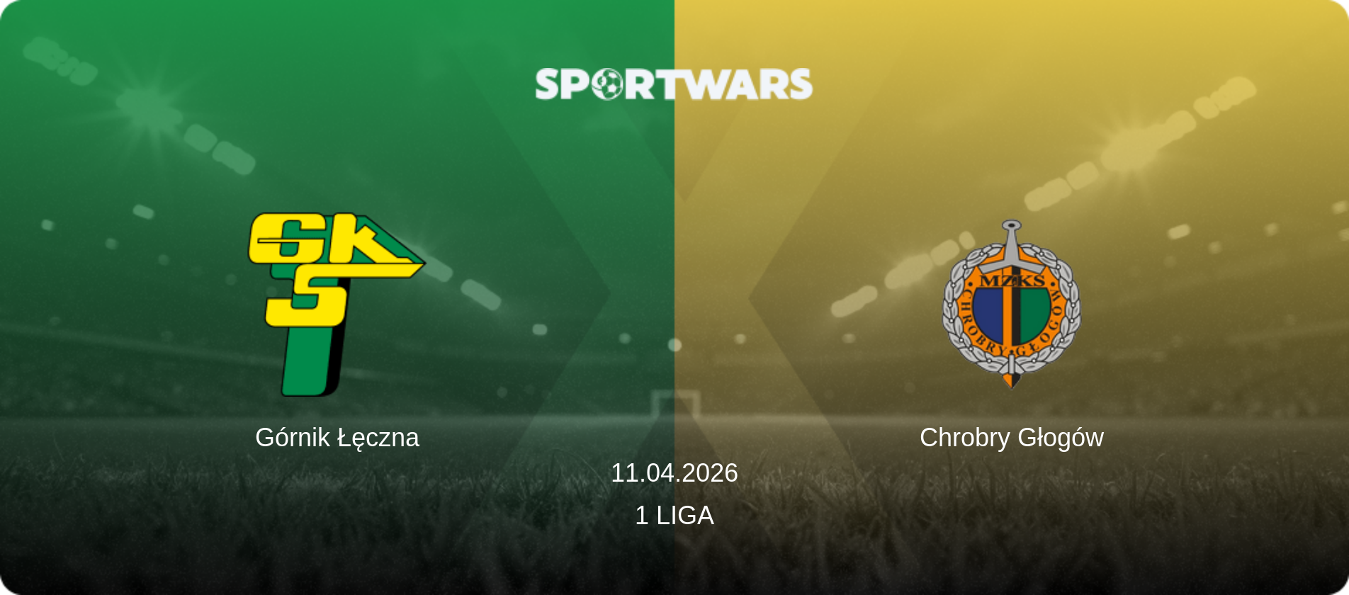Górnik Łęczna — Chrobry Głogów, 11.04.2026 — 1 Liga (match preview)