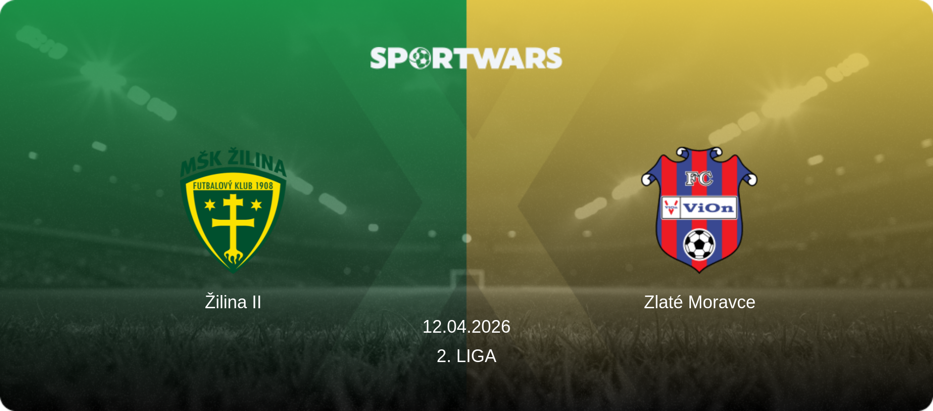 Žilina II — Zlaté Moravce, 12.04.2026 — 2. Liga (match preview)
