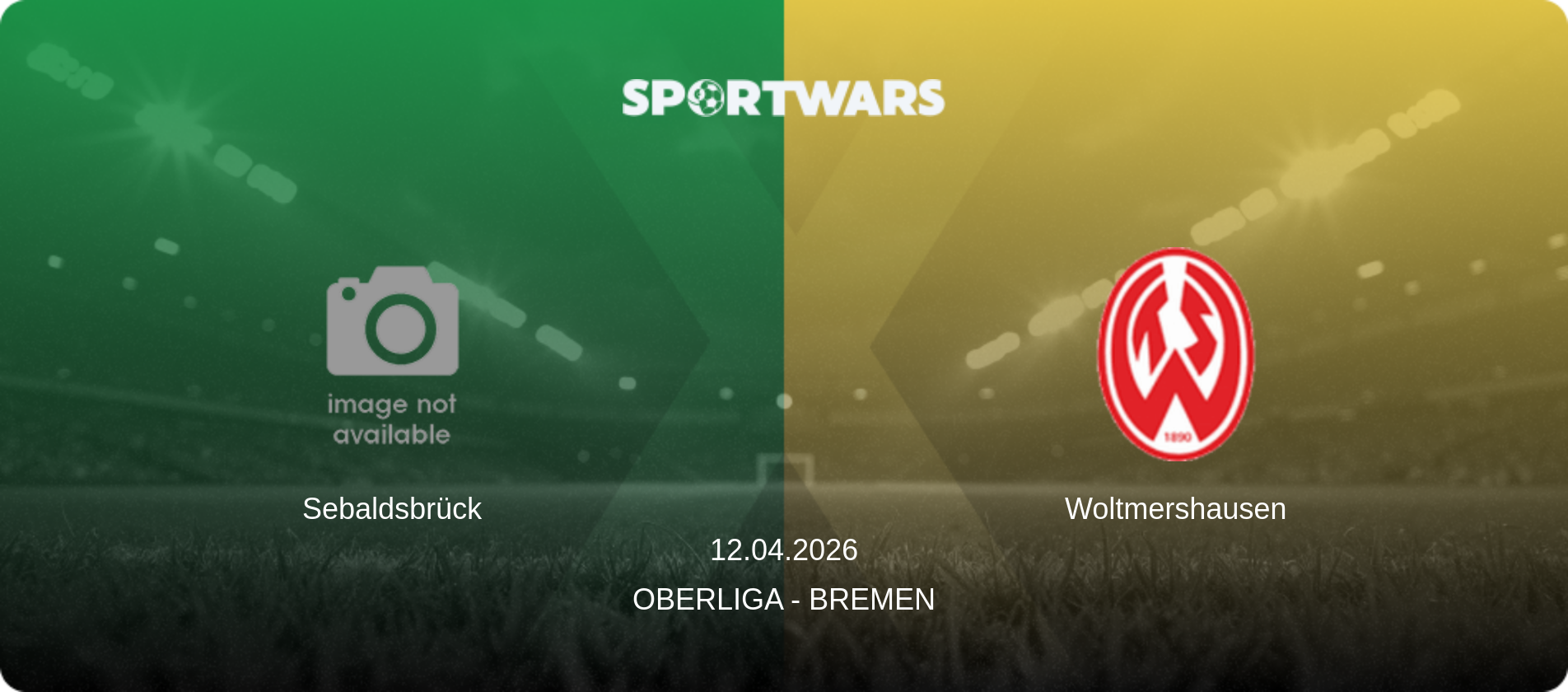 Sebaldsbrück — Woltmershausen, 12.04.2026 — Oberliga - Bremen (match preview)