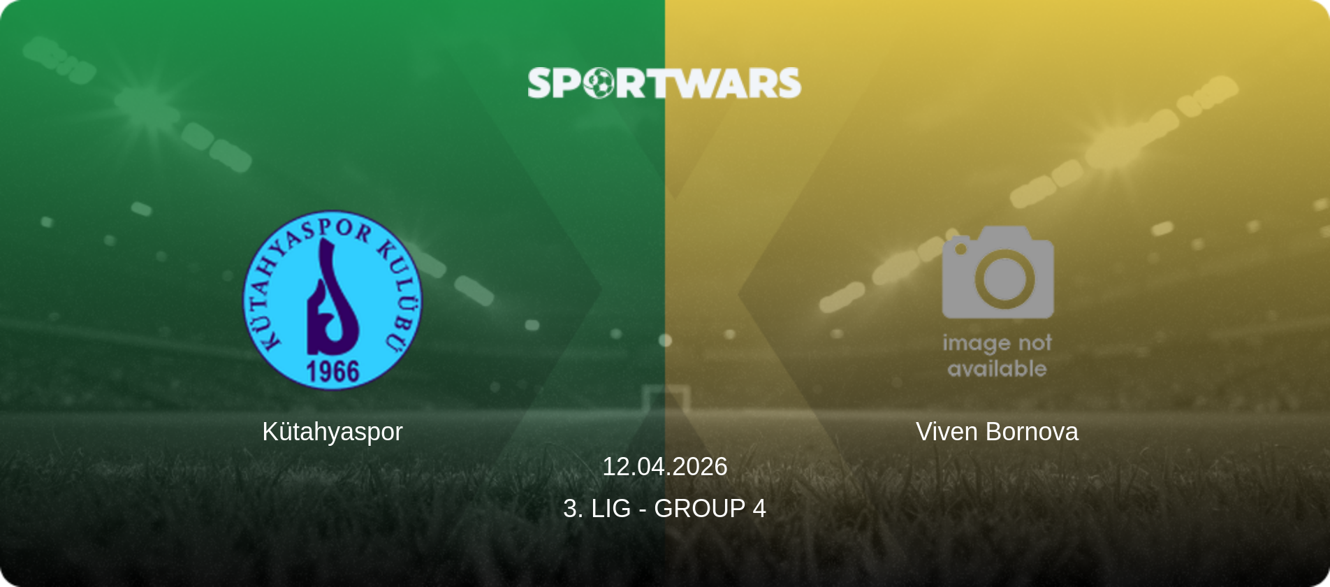 Kütahyaspor — Viven Bornova, 12.04.2026 — 3. Lig - Group 4 (match preview)