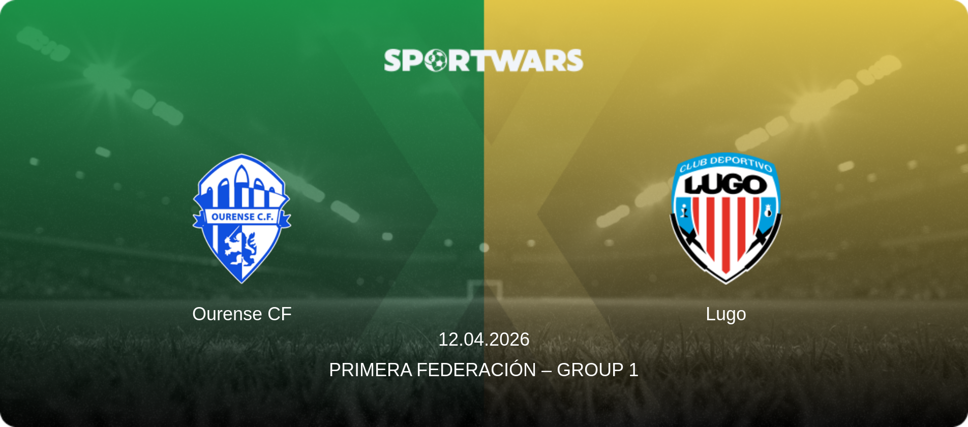 Ourense CF — Lugo, 12.04.2026 — Primera Federación – Group 1 (match preview)