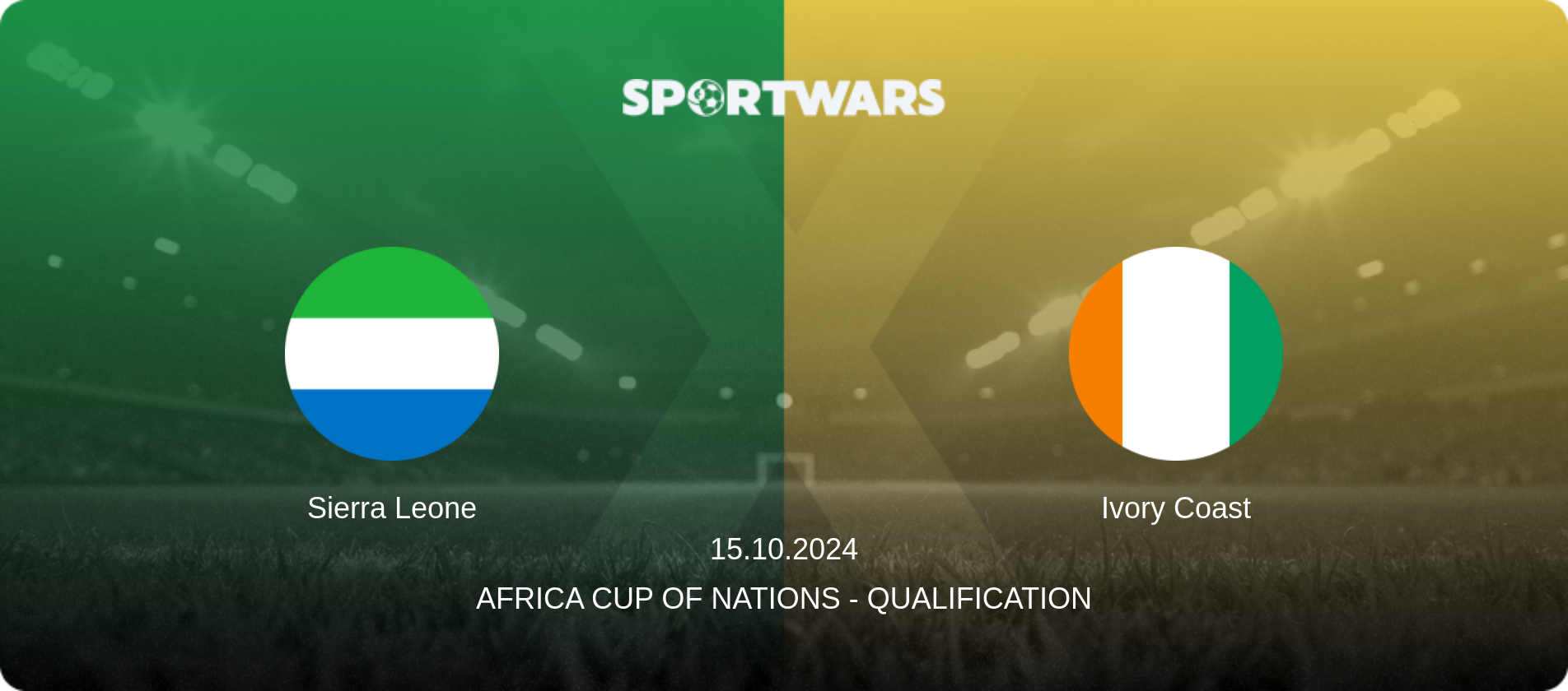 Sierra Leone — Ivory Coast, 15.10.2024 — Africa Cup of Nations - Qualification (match preview)