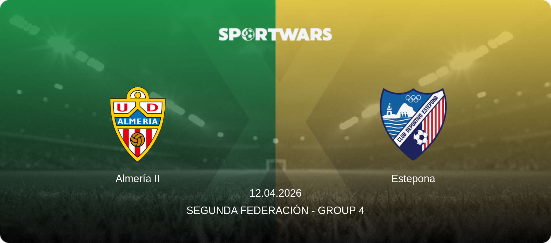 Almería II — Estepona, 12.04.2026 — Segunda Federación - Group 4 (match preview)