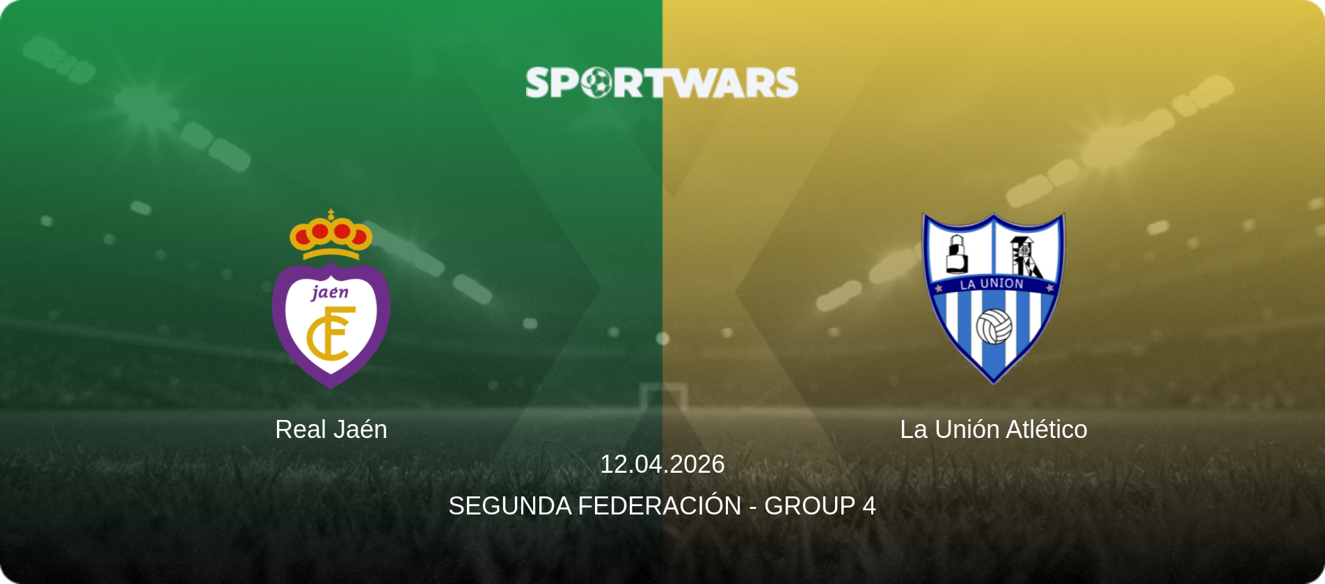 Real Jaén — La Unión Atlético, 12.04.2026 — Segunda Federación - Group 4 (match preview)