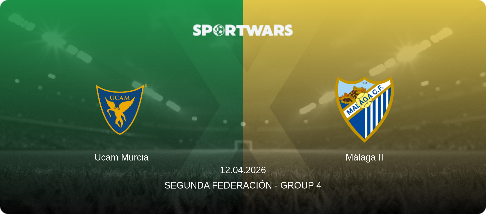 Ucam Murcia — Málaga II, 12.04.2026 — Segunda Federación - Group 4 (match preview)