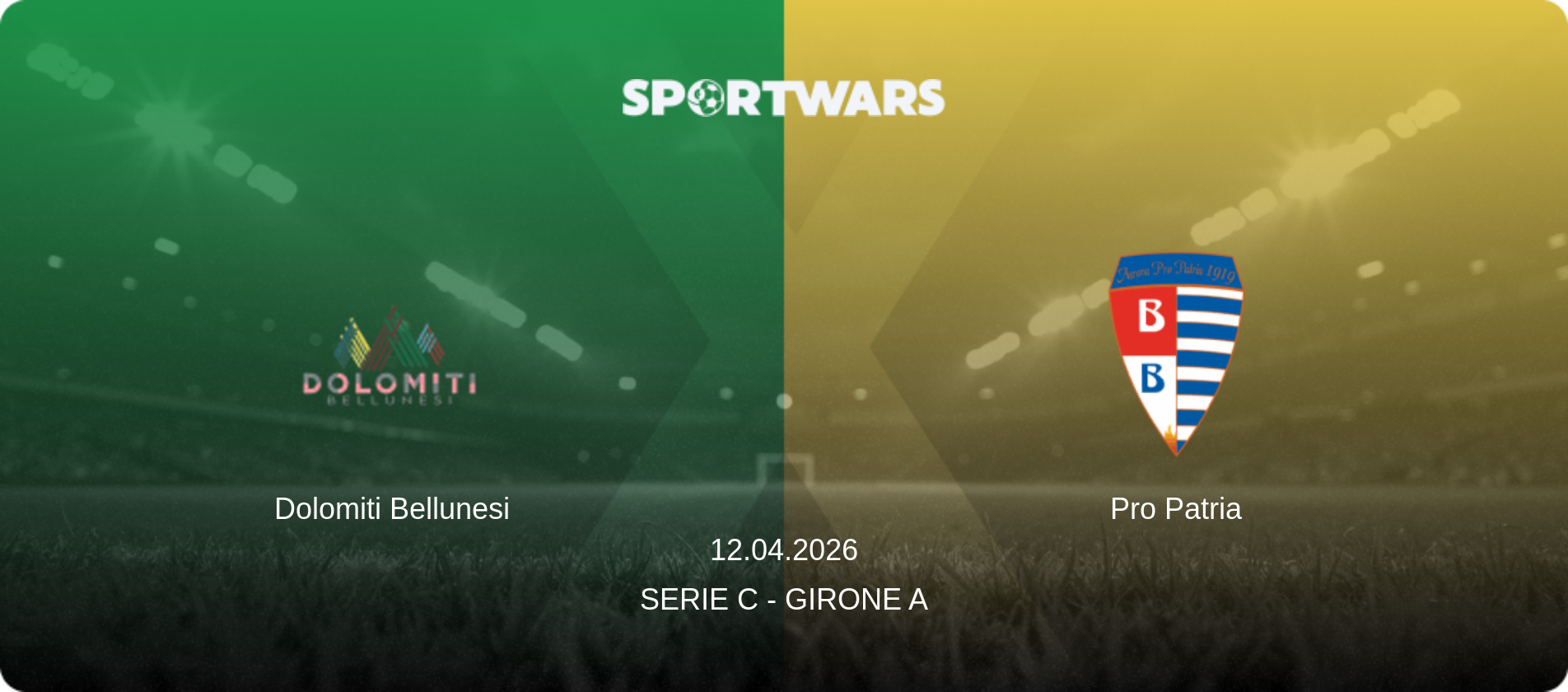 Dolomiti Bellunesi — Pro Patria, 12.04.2026 — Serie C - Girone A (match preview)