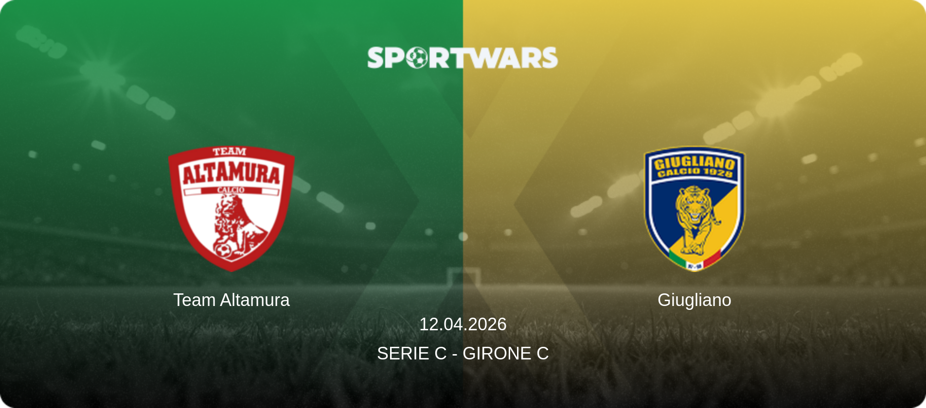 Team Altamura — Giugliano, 12.04.2026 — Serie C - Girone C (match preview)