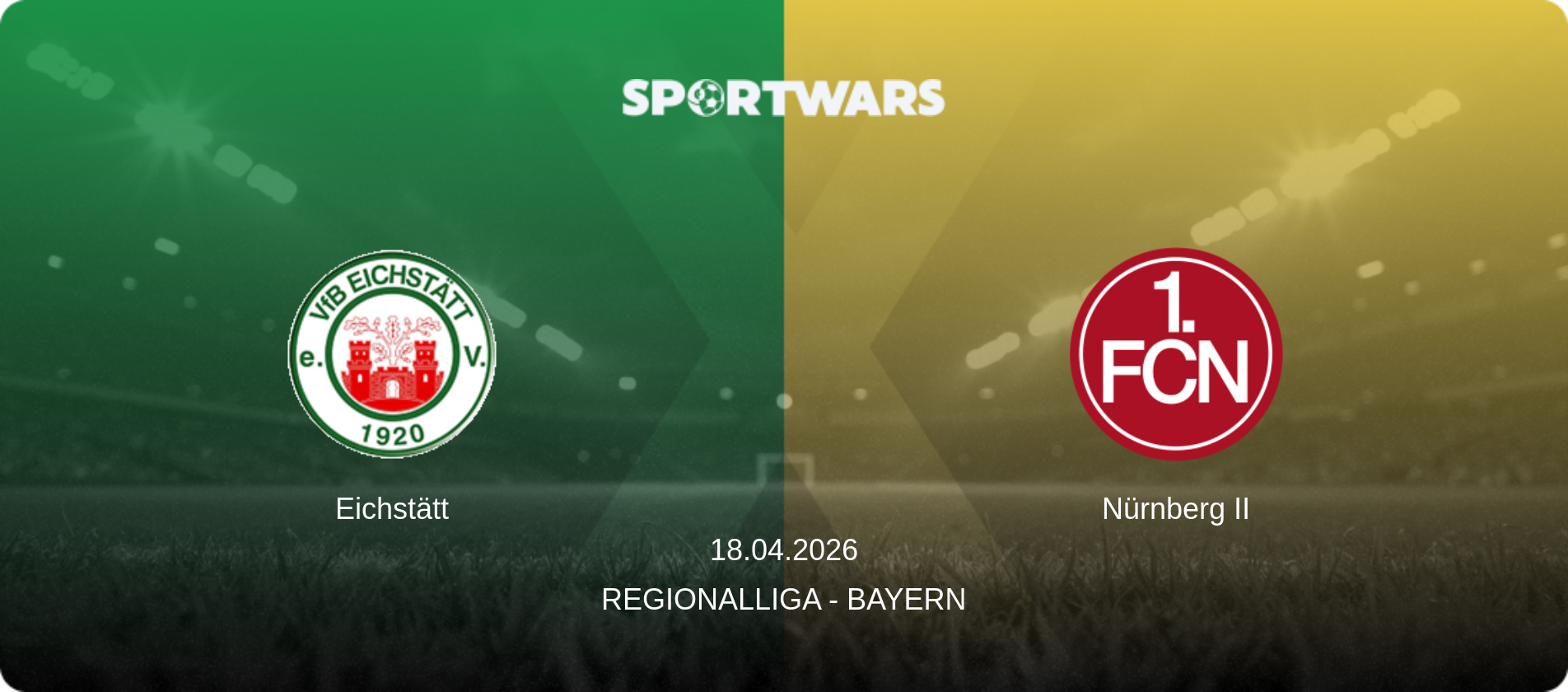 Eichstätt — Nürnberg II, 18.04.2026 — Regionalliga - Bayern (match preview)