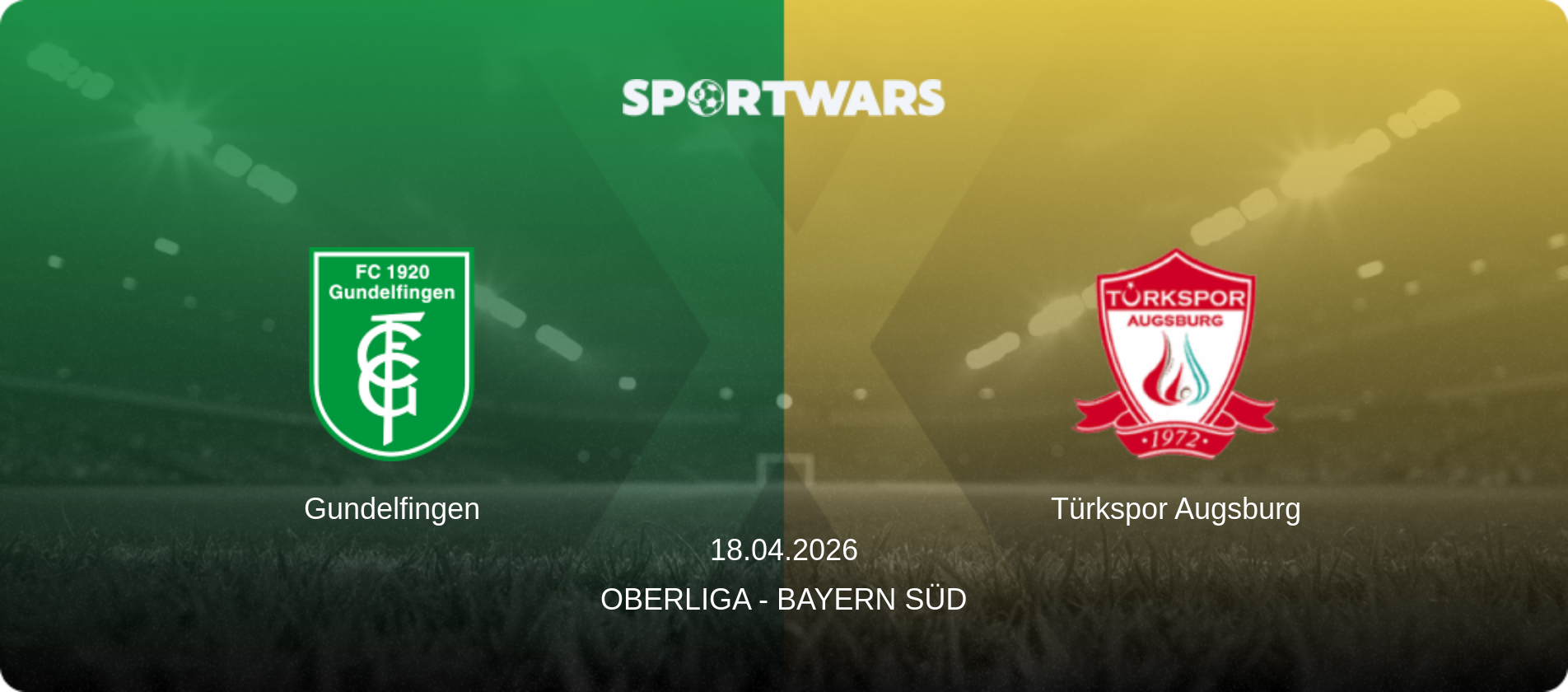 Gundelfingen — Türkspor Augsburg, 18.04.2026 — Oberliga - Bayern Süd (match preview)