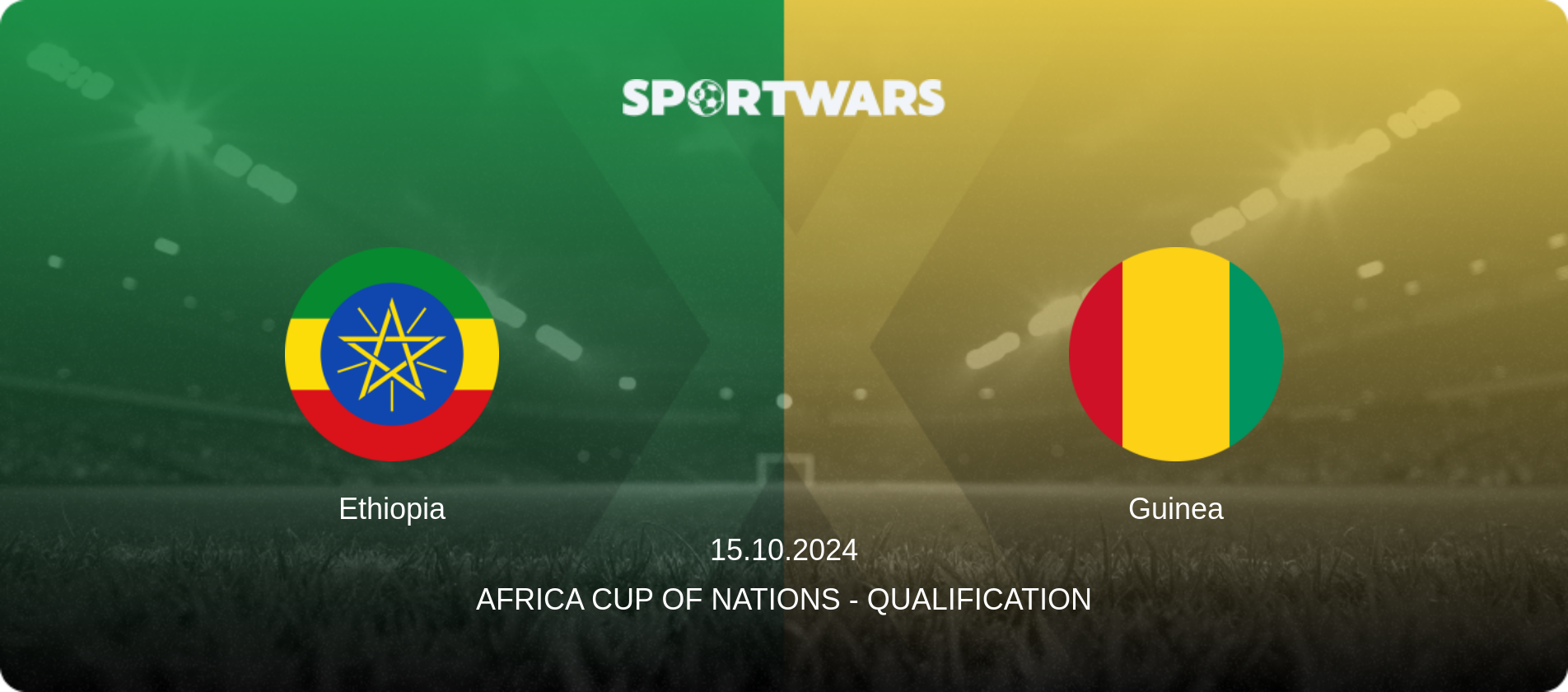 Ethiopia — Guinea, 15.10.2024 — Africa Cup of Nations - Qualification (match preview)