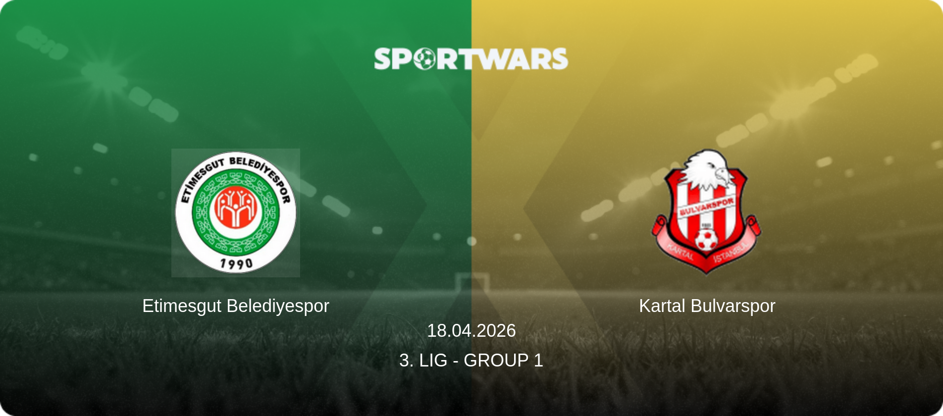 Etimesgut Belediyespor — Kartal Bulvarspor, 18.04.2026 — 3. Lig - Group 1 (match preview)