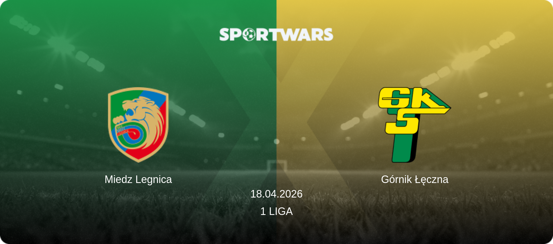 Miedz Legnica — Górnik Łęczna, 18.04.2026 — 1 Liga (match preview)