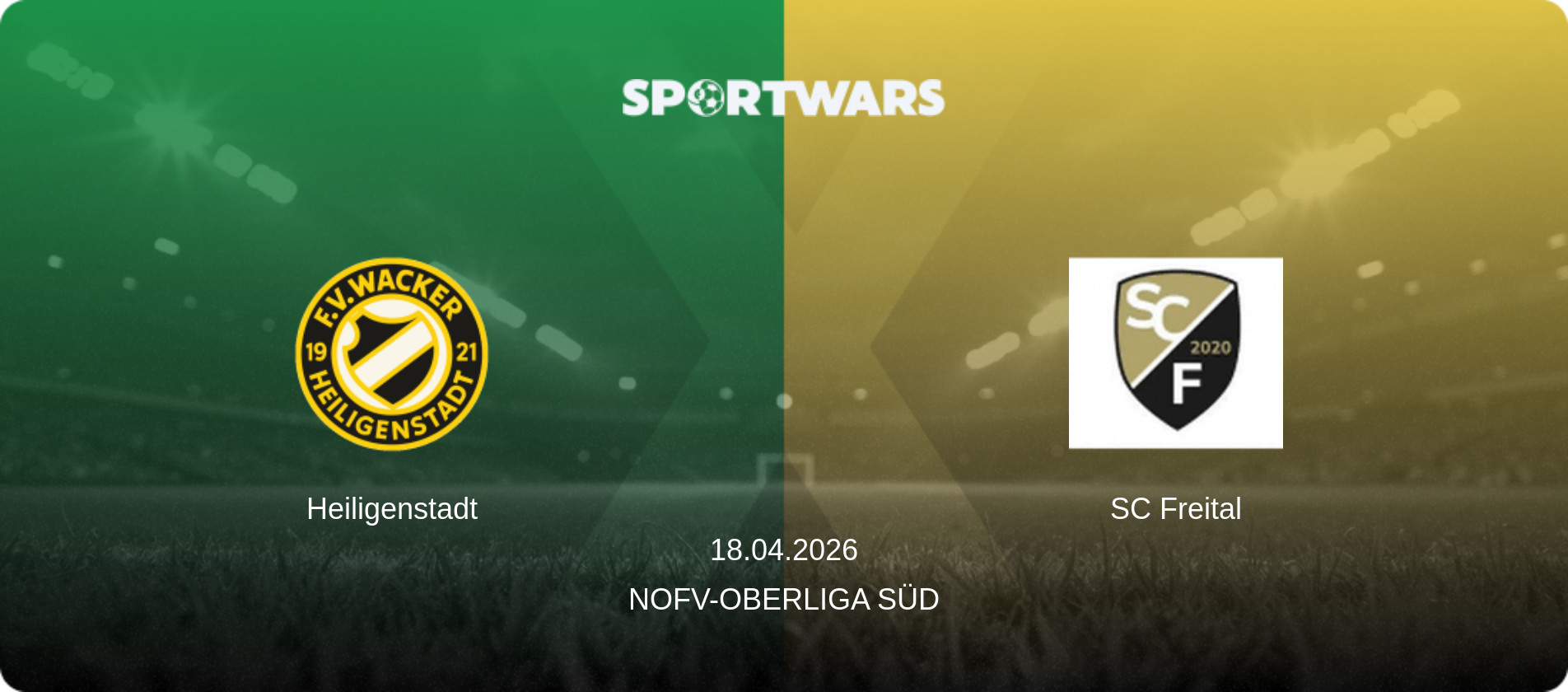 Heiligenstadt — SC Freital, 18.04.2026 — NOFV-Oberliga Süd (match preview)