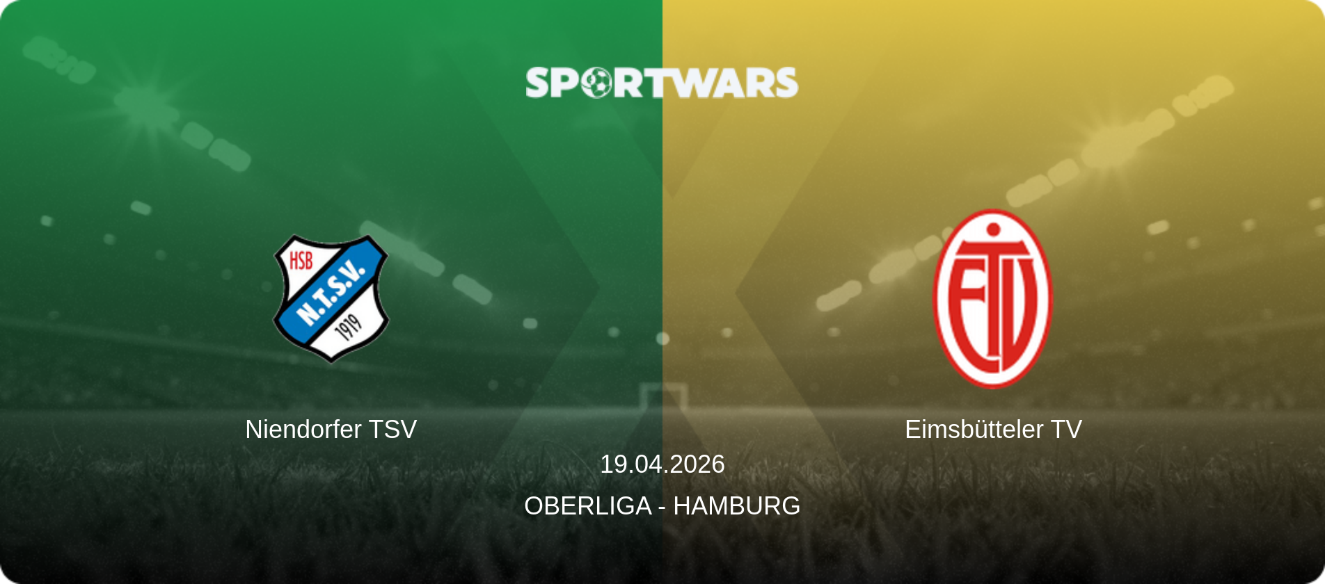 Niendorfer TSV — Eimsbütteler TV, 19.04.2026 — Oberliga - Hamburg (match preview)