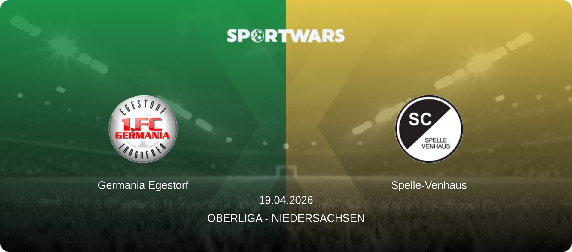 Germania Egestorf — Spelle-Venhaus, 19.04.2026 — Oberliga - Niedersachsen (match preview)