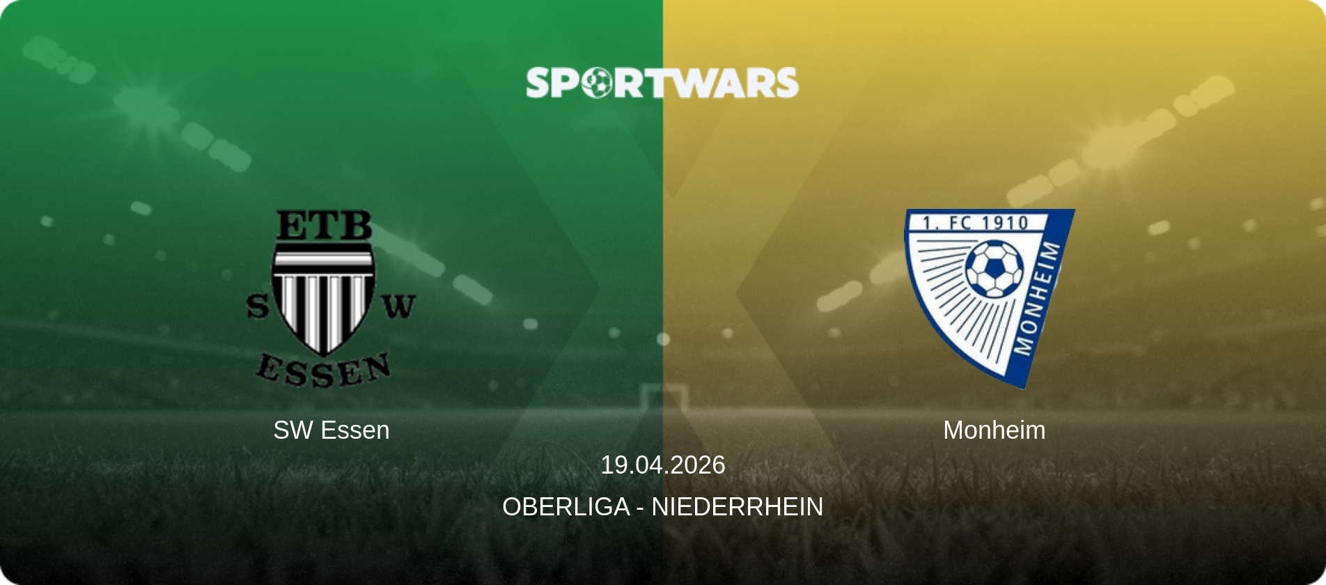 SW Essen — Monheim, 19.04.2026 — Oberliga - Niederrhein (match preview)
