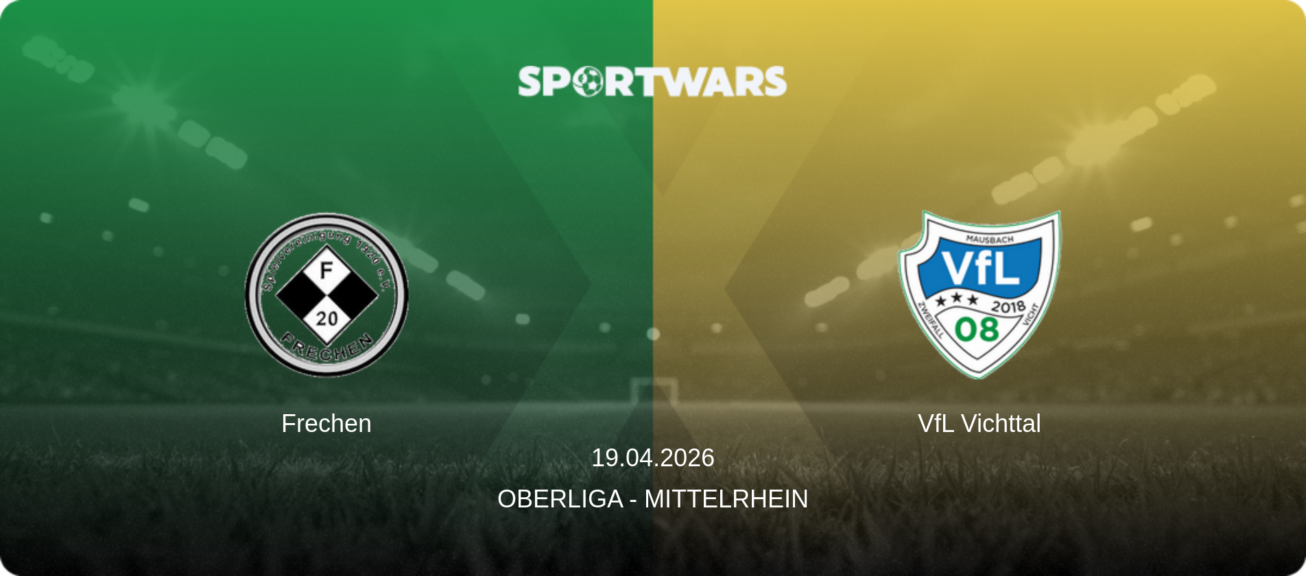 Frechen — VfL Vichttal, 19.04.2026 — Oberliga - Mittelrhein (match preview)