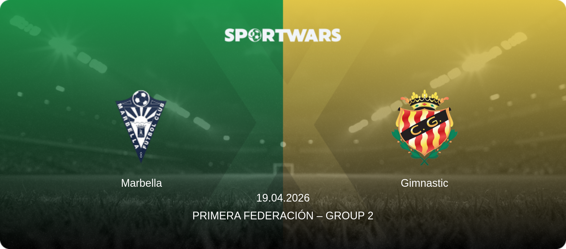 Marbella — Gimnastic, 19.04.2026 — Primera Federación – Group 2 (match preview)