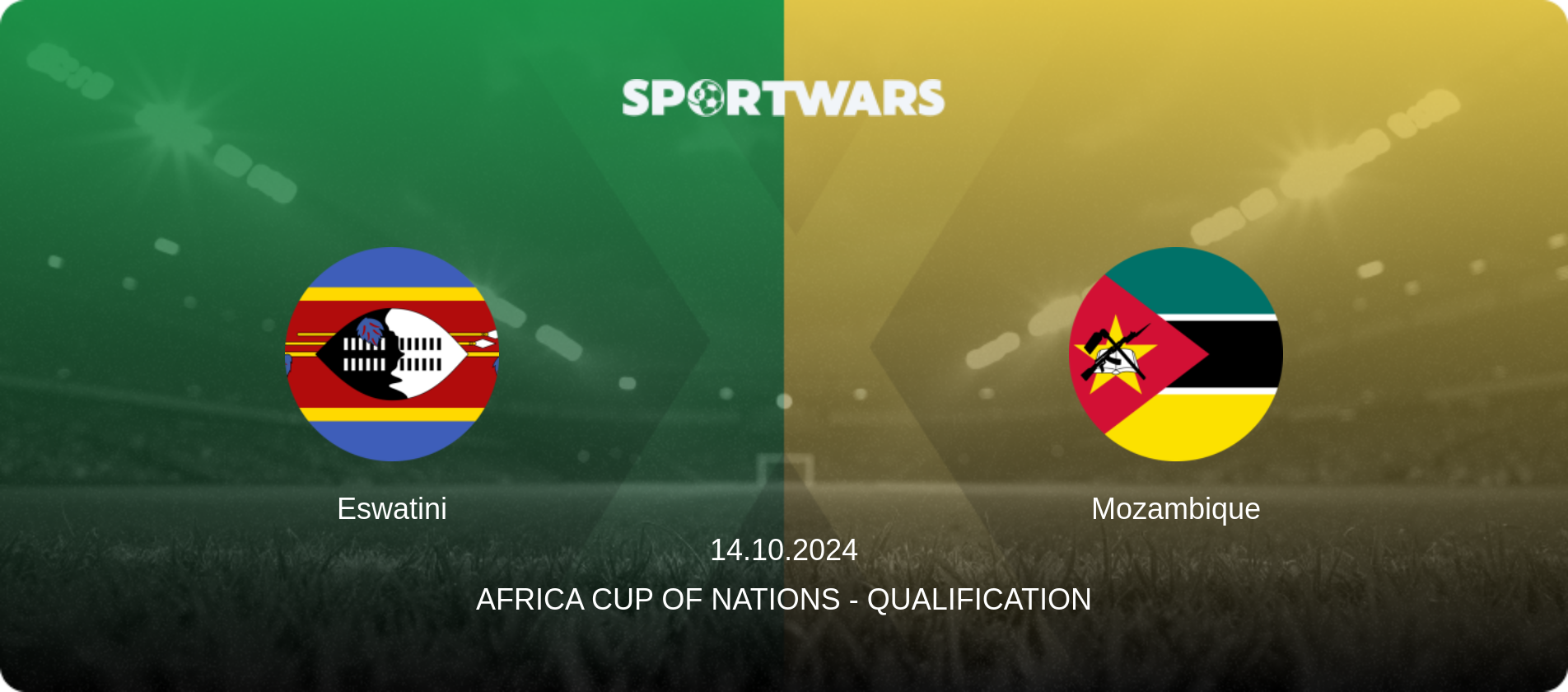 Eswatini — Mozambique, 14.10.2024 — Africa Cup of Nations - Qualification (match preview)