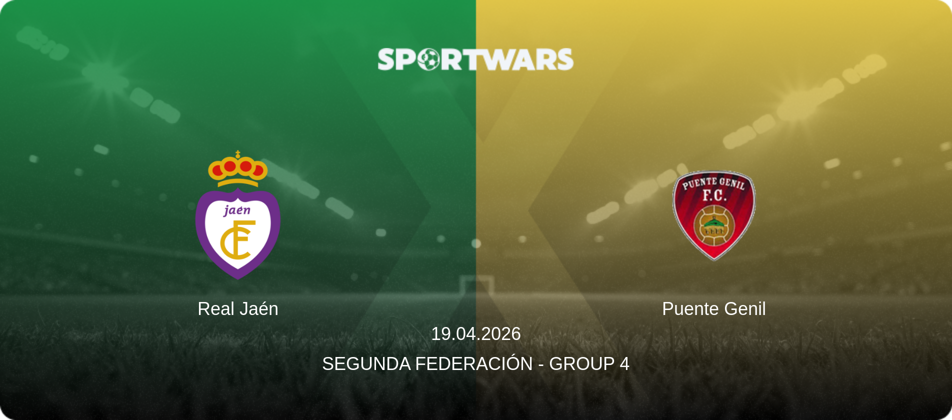 Real Jaén — Puente Genil, 19.04.2026 — Segunda Federación - Group 4 (match preview)