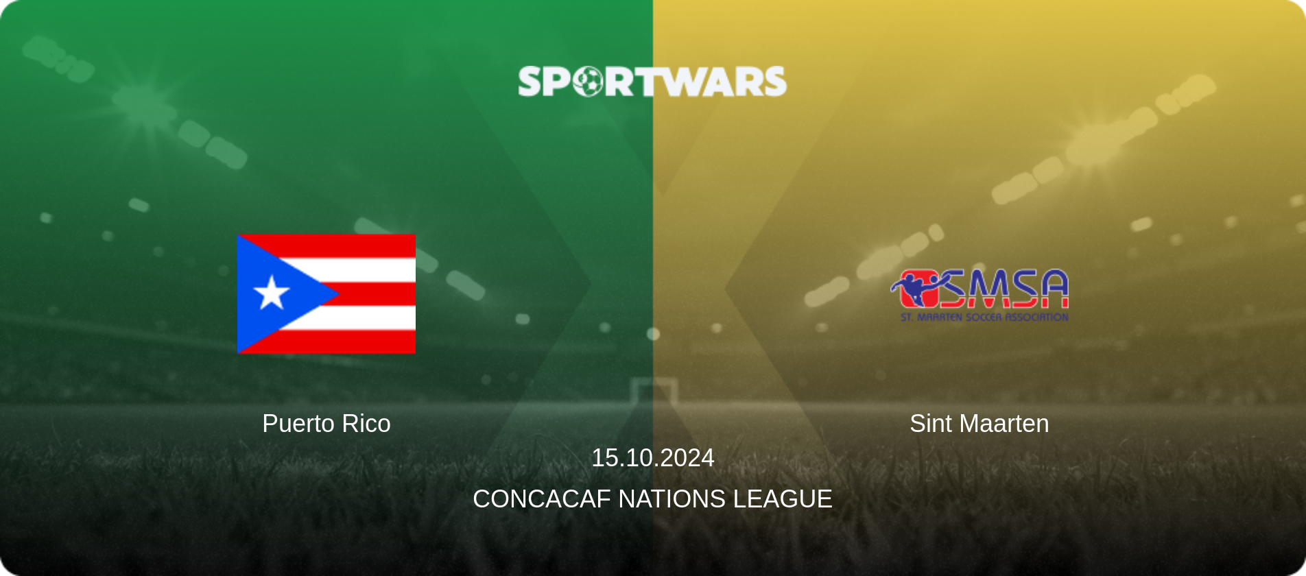 Puerto Rico — Sint Maarten, 15.10.2024 — CONCACAF Nations League (match preview)