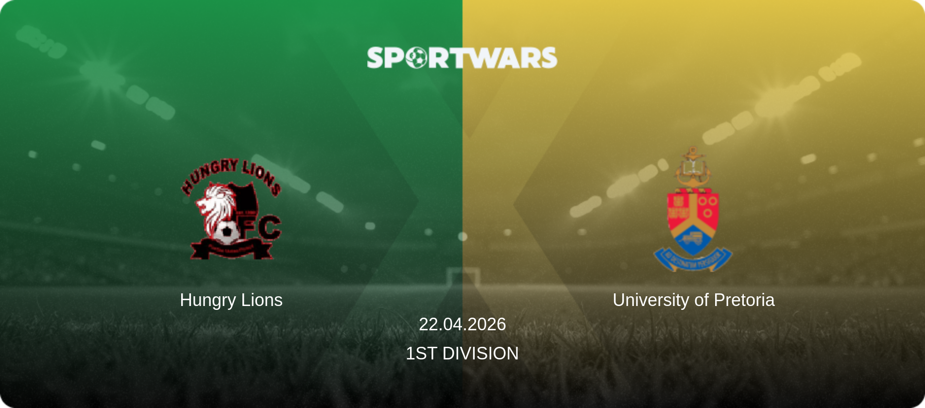 Hungry Lions — University of Pretoria, 22.04.2026 — 1st Division (match preview)