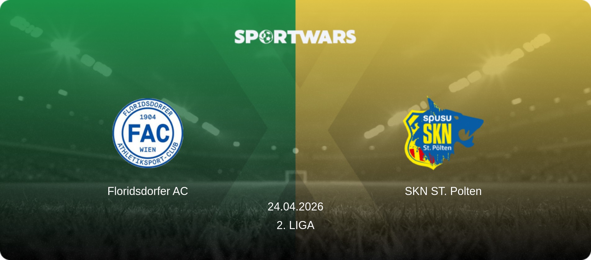 Floridsdorfer AC — SKN ST. Polten, 24.04.2026 — 2. Liga (match preview)