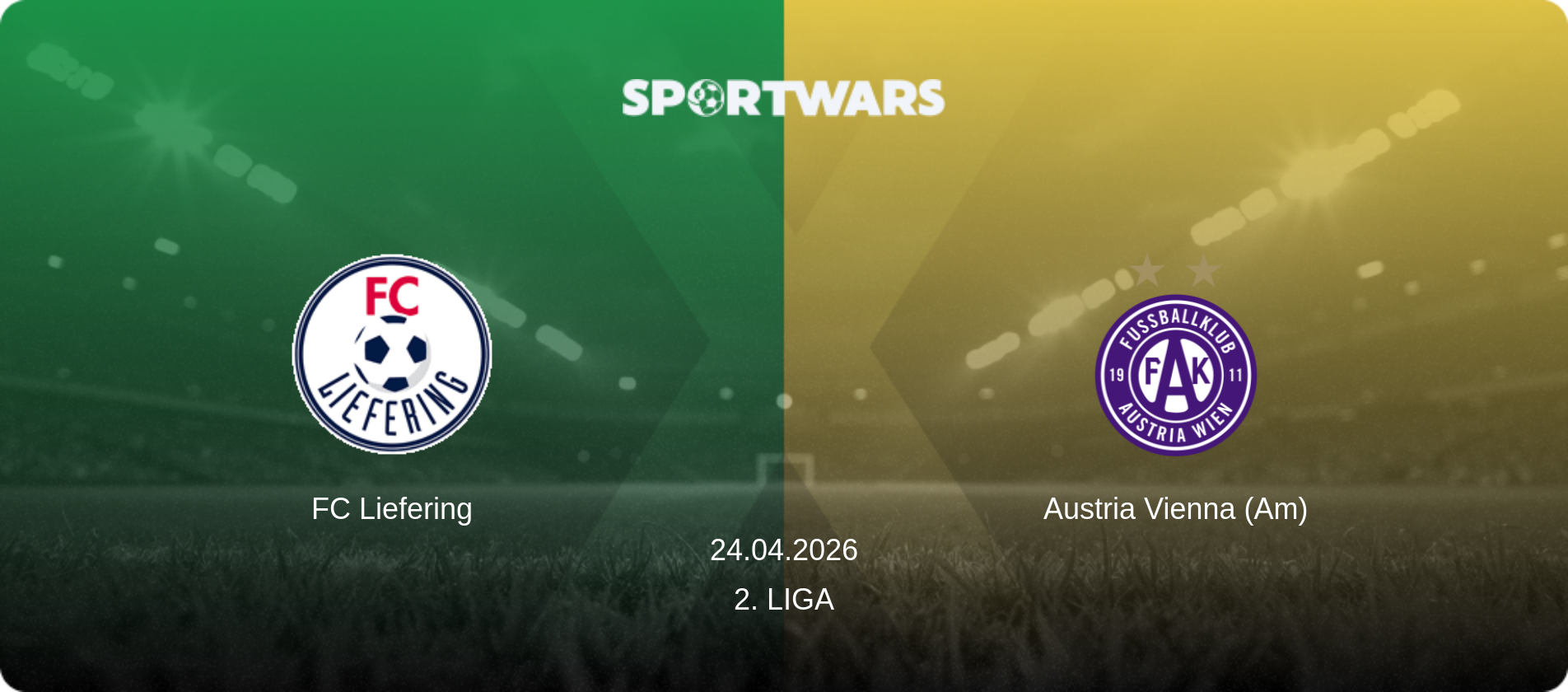 FC Liefering — Austria Vienna (Am), 24.04.2026 — 2. Liga (match preview)