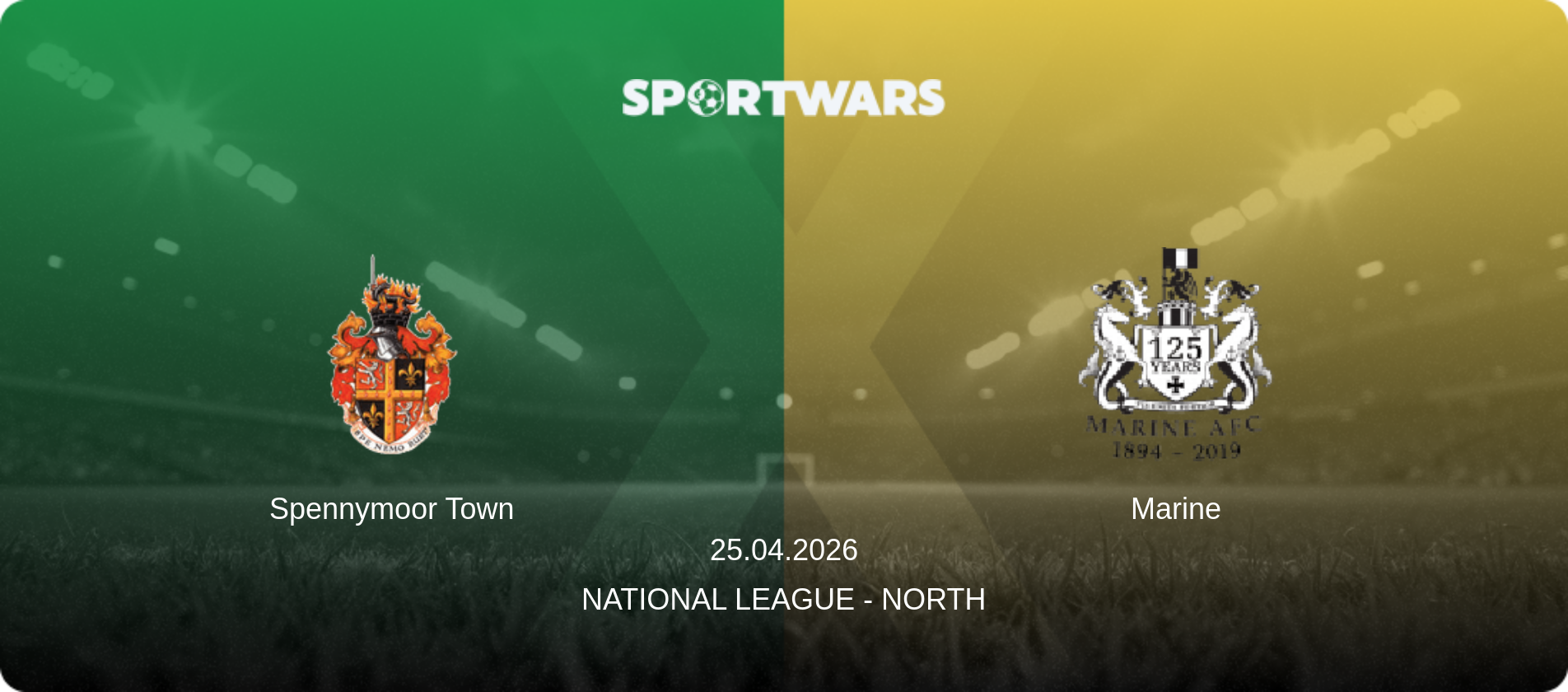 Spennymoor Town — Marine, 25.04.2026 — National League - North (match preview)