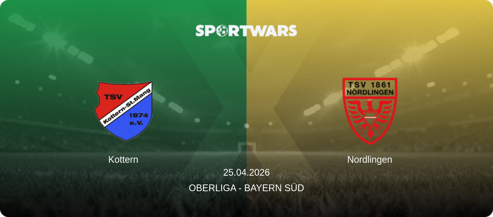 Kottern — Nordlingen, 25.04.2026 — Oberliga - Bayern Süd (match preview)