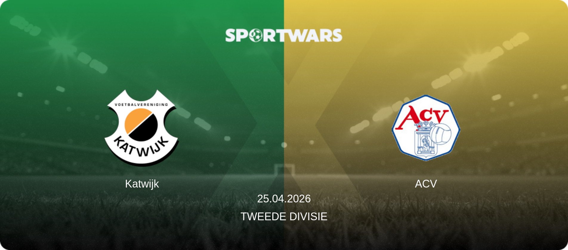 Katwijk — ACV, 25.04.2026 — Tweede Divisie (match preview)