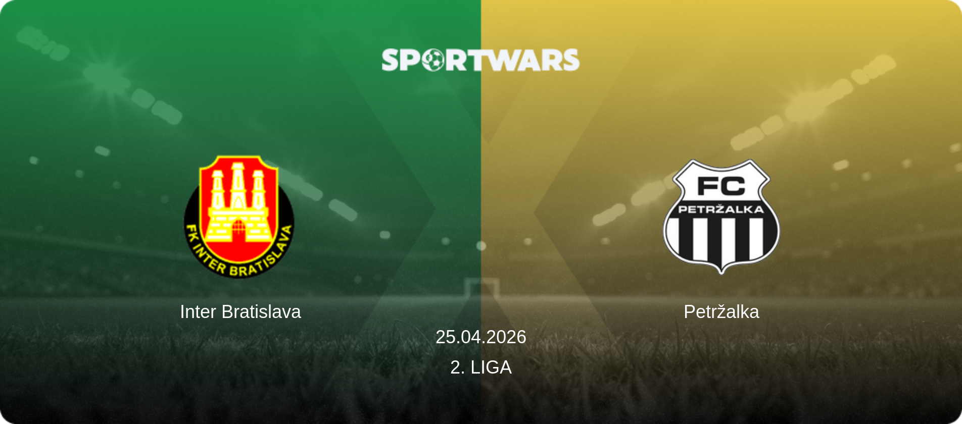 Inter Bratislava — Petržalka, 25.04.2026 — 2. Liga (match preview)