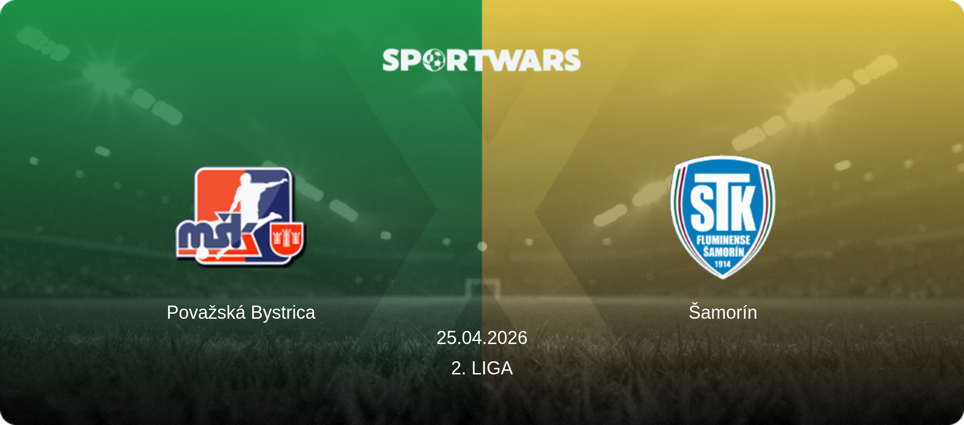Považská Bystrica — Šamorín, 25.04.2026 — 2. Liga (match preview)