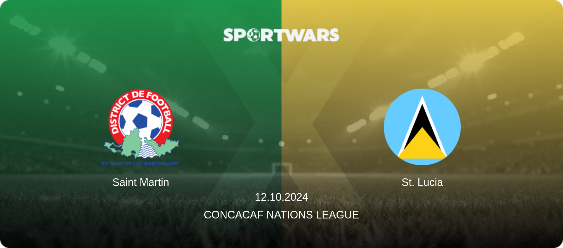 Saint Martin — St. Lucia, 12.10.2024 — CONCACAF Nations League (match preview)